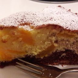 Marmorierter Kuchen mit Mandarinen